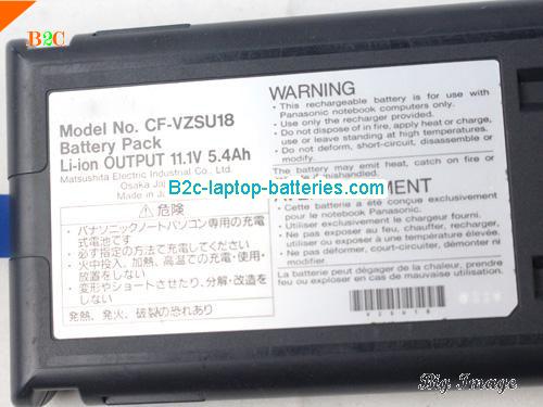  image 5 for CFVZSU18BU Battery, $Coming soon!, PANASONIC CFVZSU18BU batteries Li-ion 11.1V 5400mAh, 5.4Ah Metallic Blue