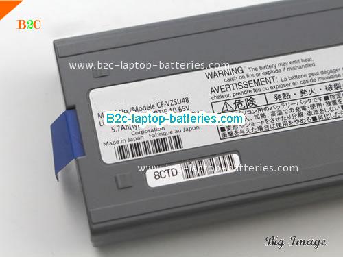  image 5 for CFVZSU48 Battery, $51.16, PANASONIC CFVZSU48 batteries Li-ion 10.65V 5700mAh, 58Wh , 5.7Ah Grey