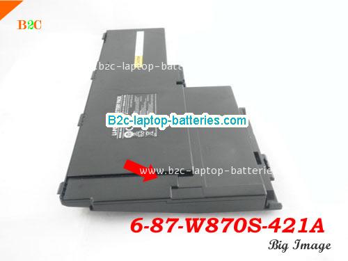  image 5 for Clevo W860BAT-3, W860BAT-3(SIMPLO), 6-87-W870S-421A, W860CU W870CU Series Battery, Li-ion Rechargeable Battery Packs