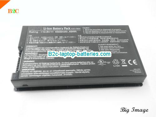  image 5 for F80Q-a1 Battery, $Coming soon!, ASUS F80Q-a1 batteries Li-ion 11.1V 4400mAh, 49Wh  Black