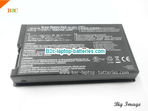  image 5 for F80Q-a1 Battery, $Coming soon!, ASUS F80Q-a1 batteries Li-ion 11.1V 4400mAh, 49Wh  Black