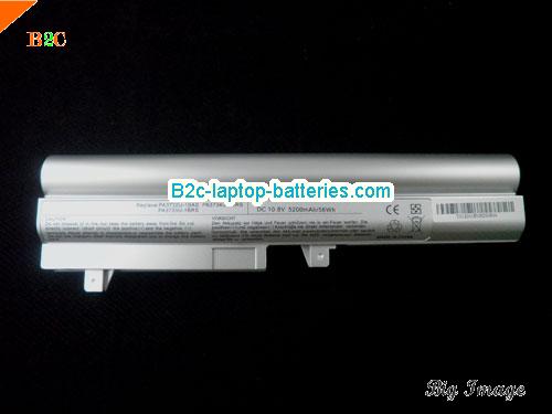  image 5 for PA3734U-1BRS Battery, $Coming soon!, TOSHIBA PA3734U-1BRS batteries Li-ion 10.8V 4400mAh Silver