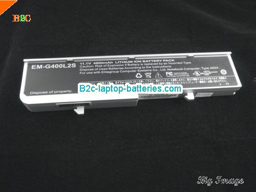  image 5 for EM400L2S Battery, $73.35, ECS EM400L2S batteries Li-ion 11.1V 4800mAh Silver