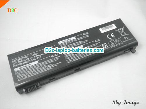  image 5 for Replacement  laptop battery for PACKARD BELL 4UR18650Y-QC-PL1A SQU-703  Black, 4000mAh 14.4V