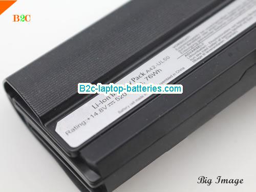  image 5 for New Genuine Battery for Asus UL30VT-X1K UL50Vt-A1 UL80Vt A42-UL30 A42-UL50 A42-UL80 14.8V 5200mah, Li-ion Rechargeable Battery Packs