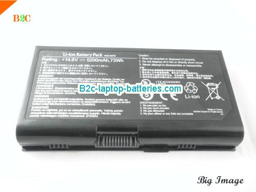  image 5 for A41-M70 Battery, $Coming soon!, ASUS A41-M70 batteries Li-ion 14.8V 5200mAh Black