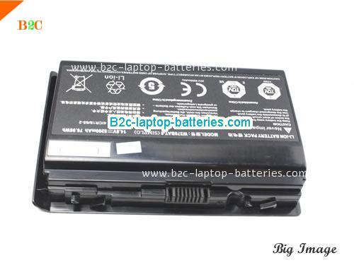  image 5 for W370SK Battery, $58.97, CLEVO W370SK batteries Li-ion 14.8V 5200mAh, 76.96Wh  Black