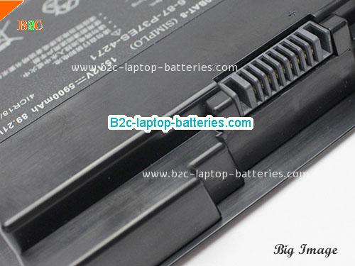  image 5 for 6-87-P37ES-427 Battery, $90.16, CLEVO 6-87-P37ES-427 batteries Li-ion 15.12V 5900mAh, 89.21Wh  Black