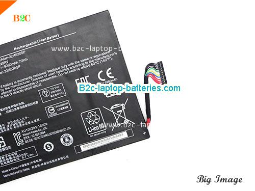  image 5 for Genuine / Original  laptop battery for WACOM MobileStation 16 Pro  Black, 9260mAh, 70Wh  7.6V