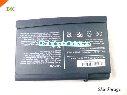  image 5 for PA3098U PA3098U-1BAS Battery for TOSHIBA 1200-S121 1200-S252 3000-S304 3005-S504 Series, Li-ion Rechargeable Battery Packs