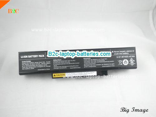  image 5 for 6-87-M66NS-4C3 Battery, $54.16, CLEVO 6-87-M66NS-4C3 batteries Li-ion 10.8V 7200mAh, 77.76Wh  Black