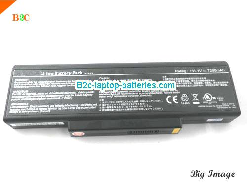 image 5 for A32-F3 Battery, $Coming soon!, ASUS A32-F3 batteries Li-ion 11.1V 7200mAh Black