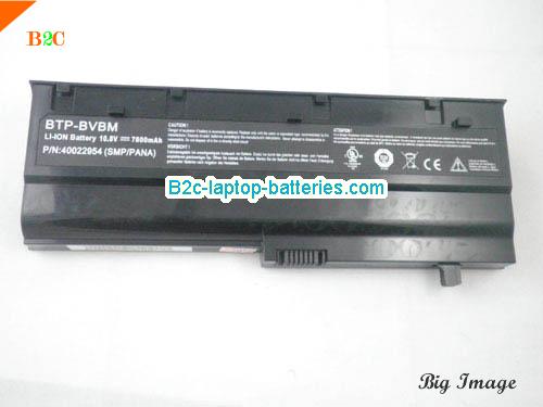  image 5 for BTP-BVBM Battery, $Coming soon!, MEDION BTP-BVBM batteries Li-ion 10.8V 7800mAh Black