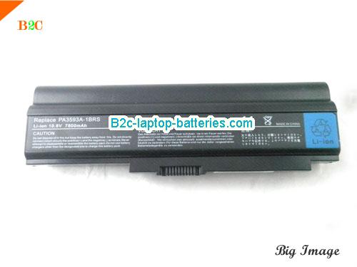  image 5 for PA3595U-1BAS Battery, $Coming soon!, TOSHIBA PA3595U-1BAS batteries Li-ion 10.8V 7800mAh Black