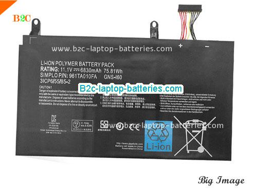  image 5 for Genuine / Original  laptop battery for GATEWAY p35-x3  Black, 6830mAh, 76Wh  11.1V