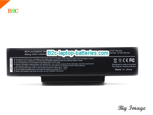  image 5 for K72DR-X1 Battery, Laptop Batteries For ASUS K72DR-X1 Laptop