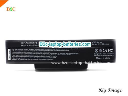  image 5 for K72DY Battery, Laptop Batteries For ASUS K72DY Laptop