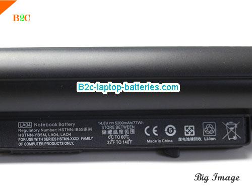  image 5 for HSTNN-DB5M TPN-Q132 Battery, $42.95, HP HSTNN-DB5M TPN-Q132 batteries Li-ion 14.8V 5200mAh, 77Wh  Black
